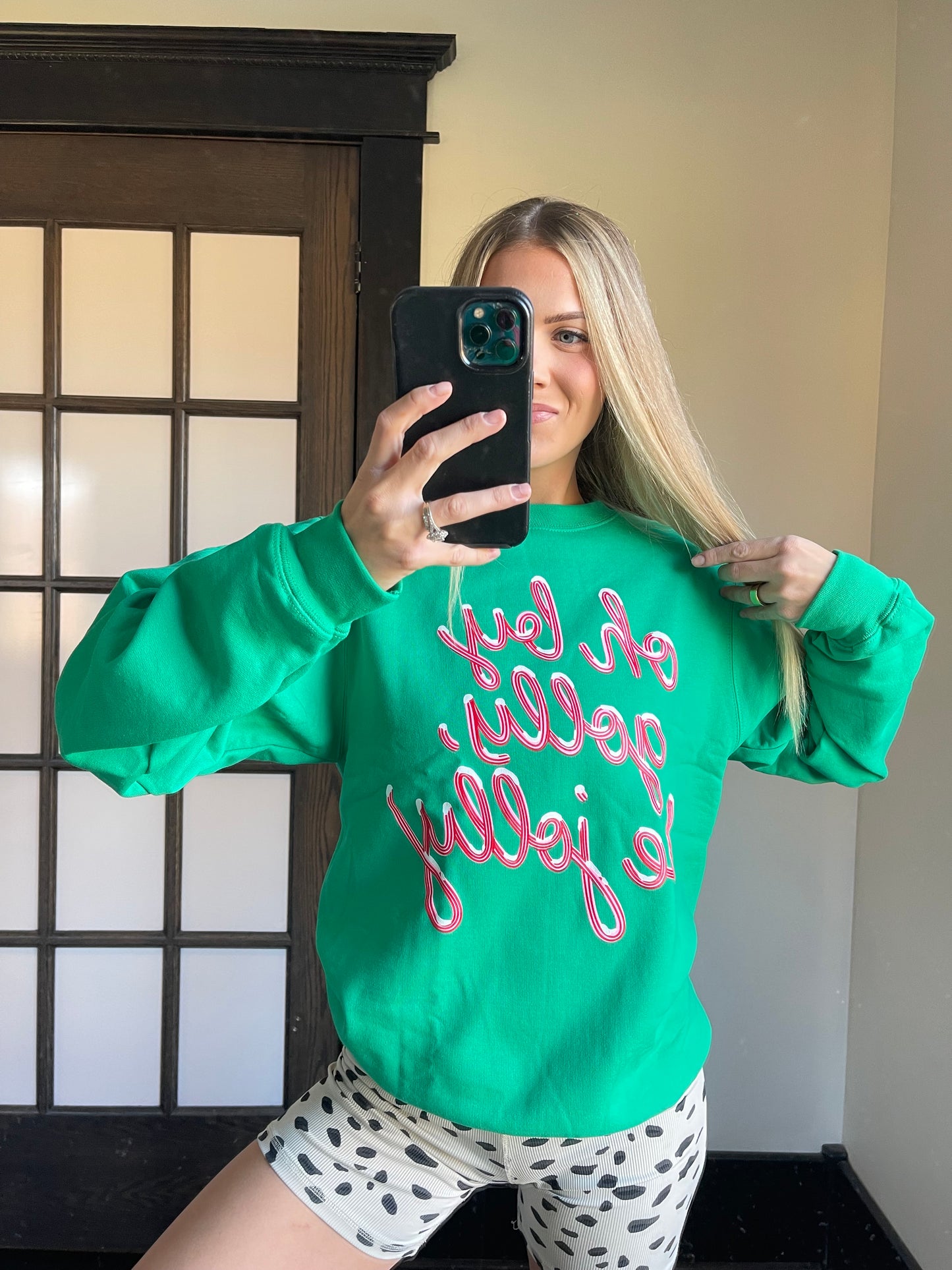 Oh By Golly, Be Jolly Crewneck