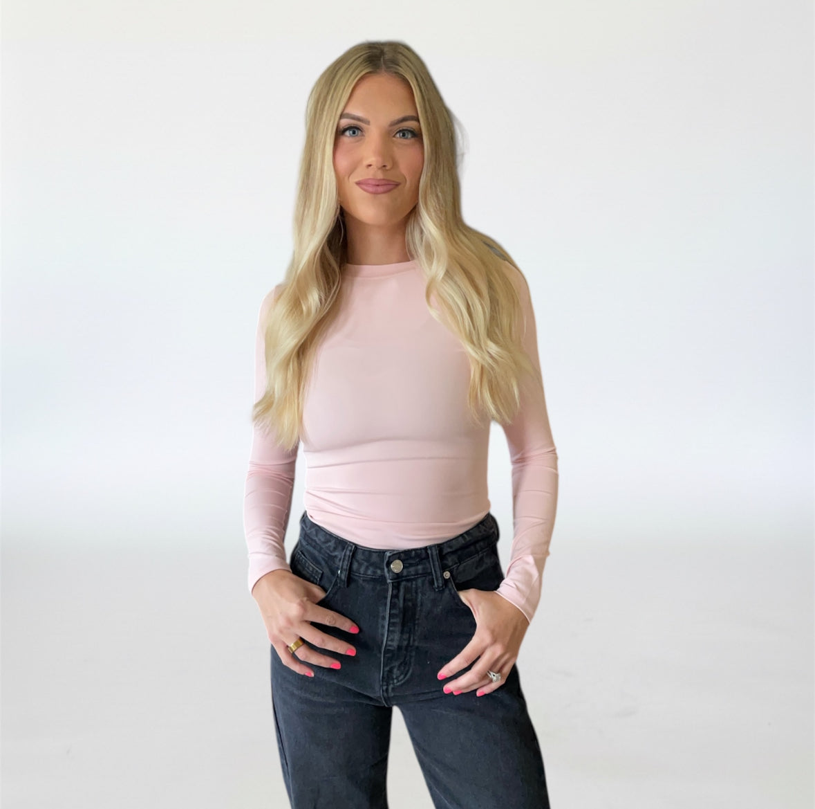 Long Sleeve - Baby Pink