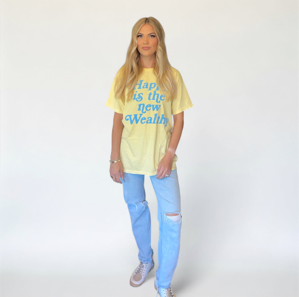 Happy is the New Wealthy Tee