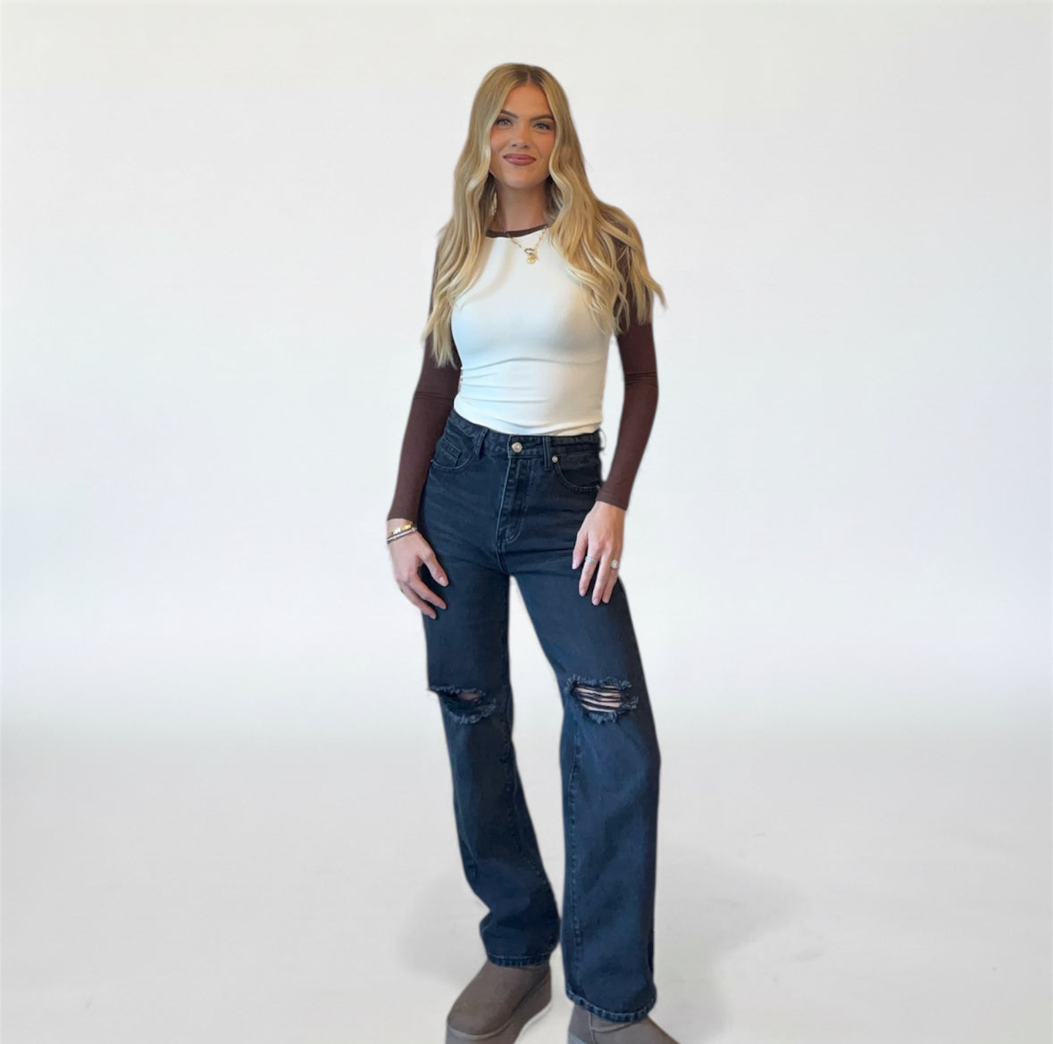 Y2K Long Sleeve - Chocolate