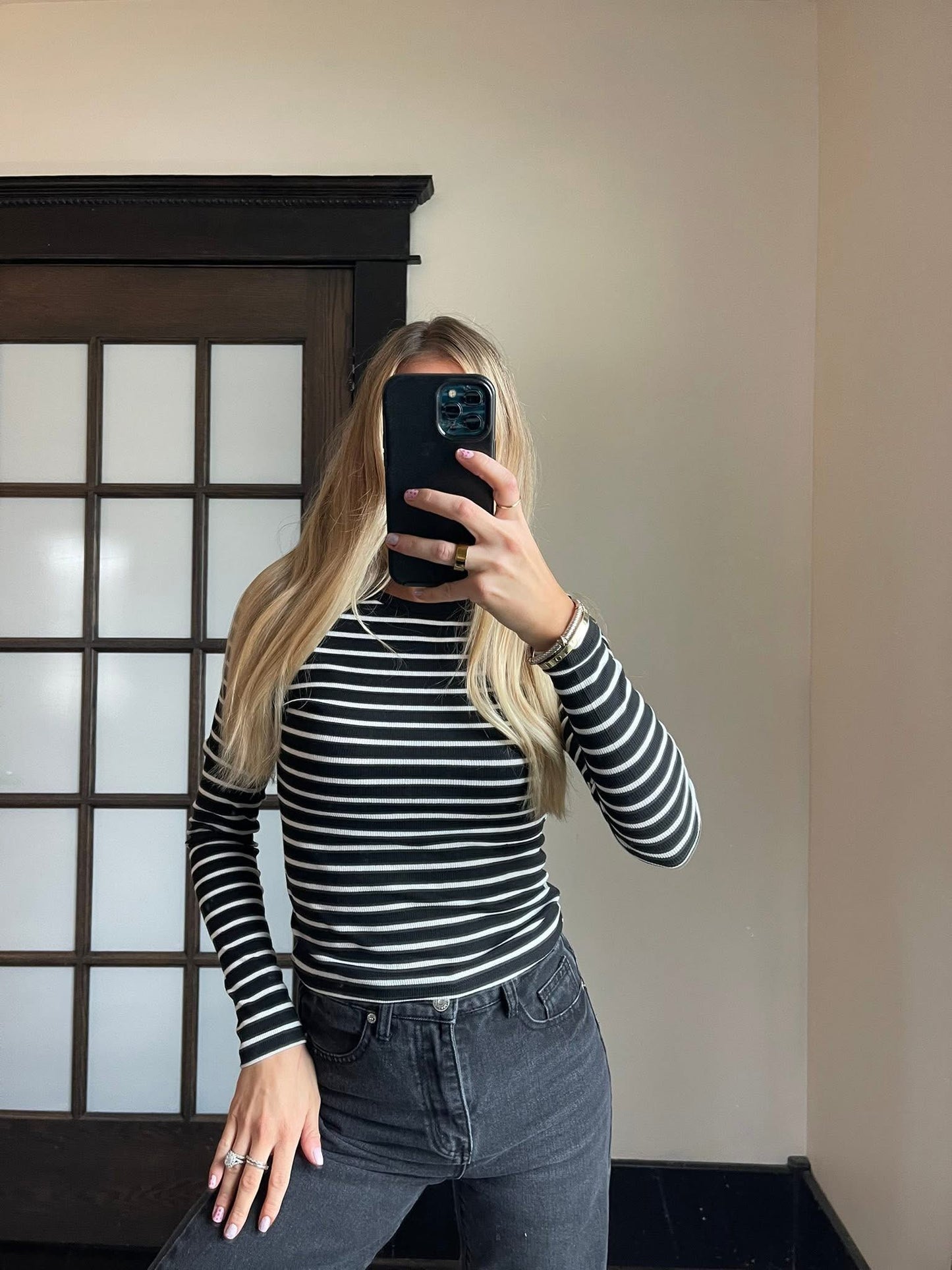 Black & White Long Sleeve